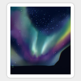 Aurora Borealis Sticker